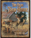 Plechová cedule Olde Farm House 40 cm x 32 cm