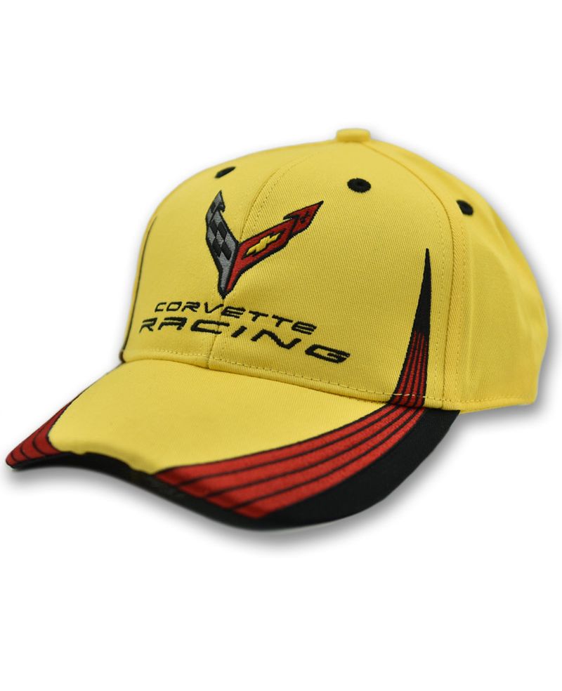 Czapka z daszkiem Chevrolet Corvette 2020 Yellow Racing Czapka z daszkiem Chevrolet Corvette 2020 Yellow Racing