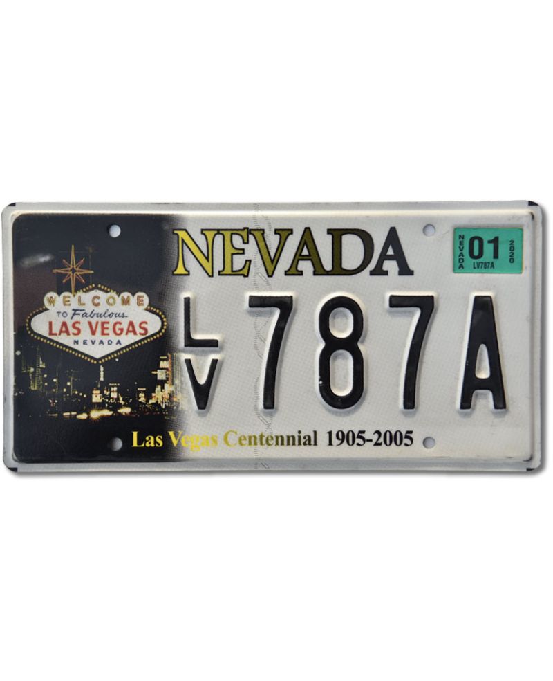 Americká SPZ Nevada Las Vegas Welcome LV 787A