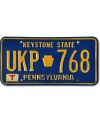 Tablica rejestracyjna USA Pennsylvania Keystone UKP-768