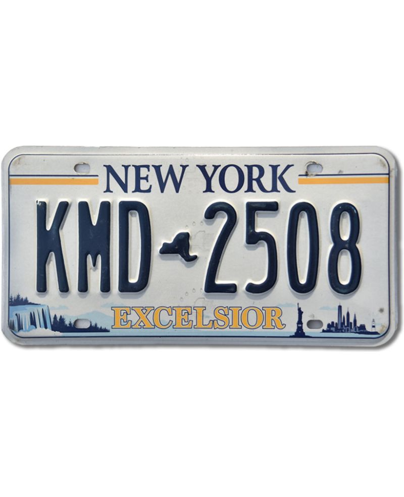 Tablica rejestracyjna USA New York Excelsior KMD-2508 Tablica rejestracyjna USA New York Excelsior KMD-2508