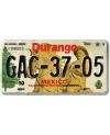 Meksykańska tablica rejestracyjna Durango GAC-37-05