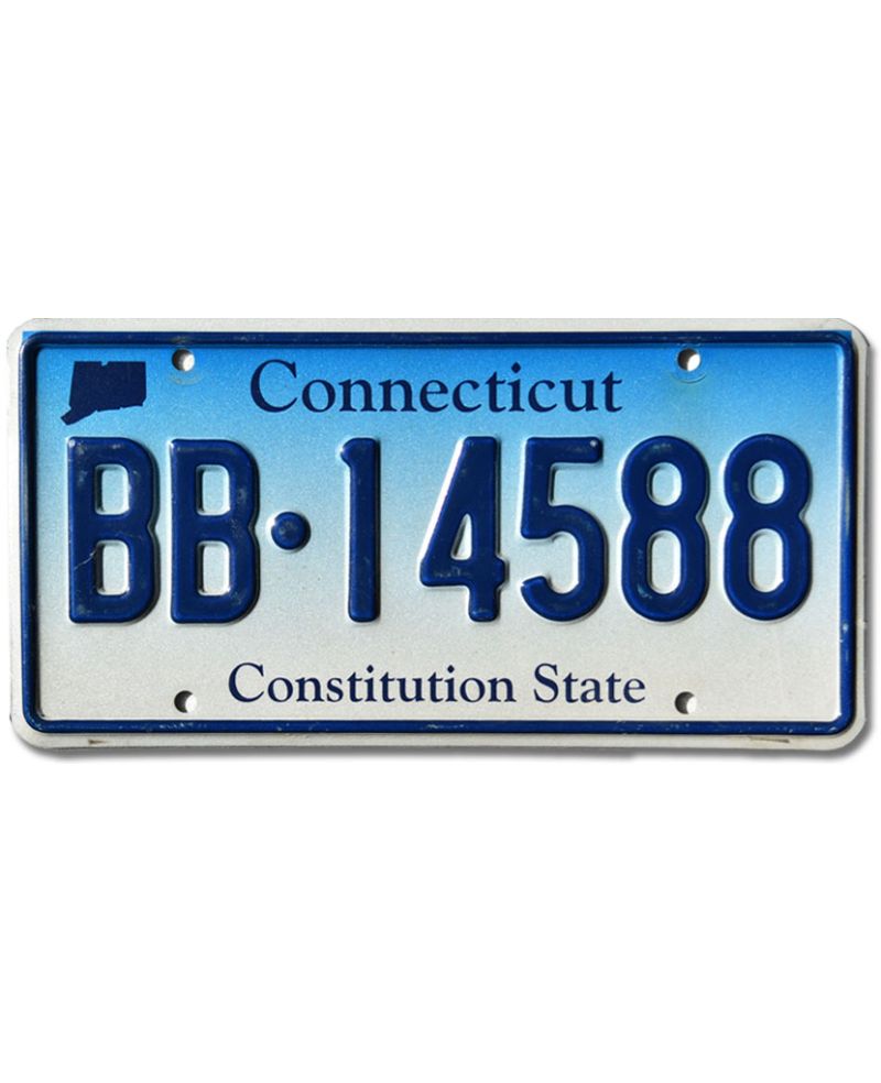 Tablica rejestracyjna USA Connecticut Constitution State BB-14588 Tablica rejestracyjna USA Connecticut Constitution State BB-14588
