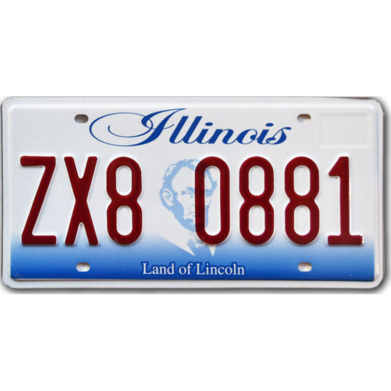 Tablica rejestracyjna USA Illinois Lincoln new