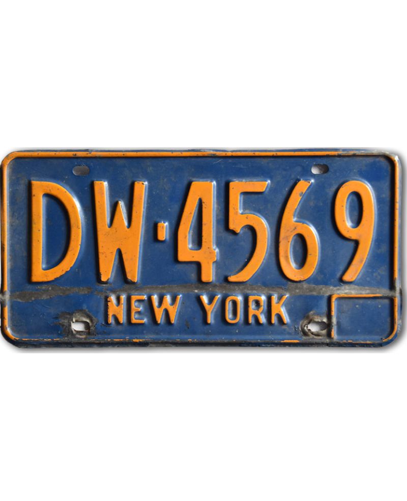 Tablica rejestracyjna USA New York Blue DW.4569