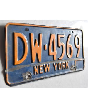 Tablica rejestracyjna USA New York Blue DW.4569