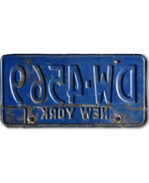 Tablica rejestracyjna USA New York Blue DW.4569