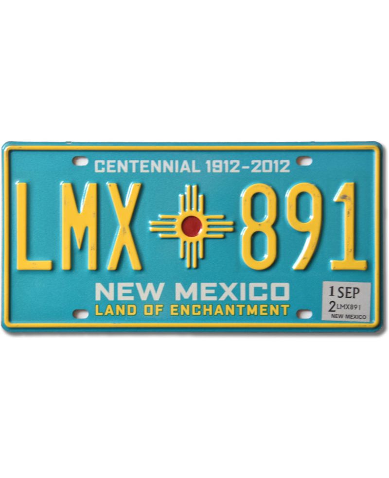 Americká SPZ New Mexico Blue LMX 891