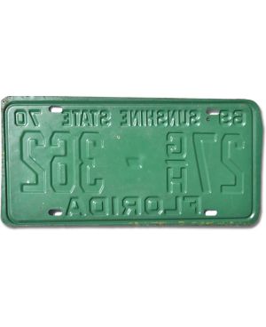 Americká SPZ Florida 1969 Green 27GH-362