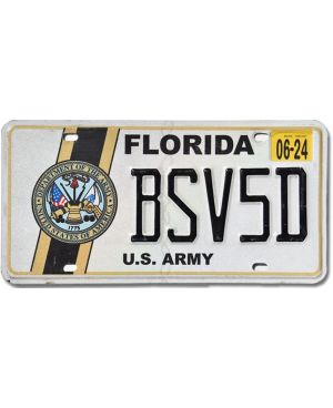 Americká SPZ Florida U.S. Army BSV5D