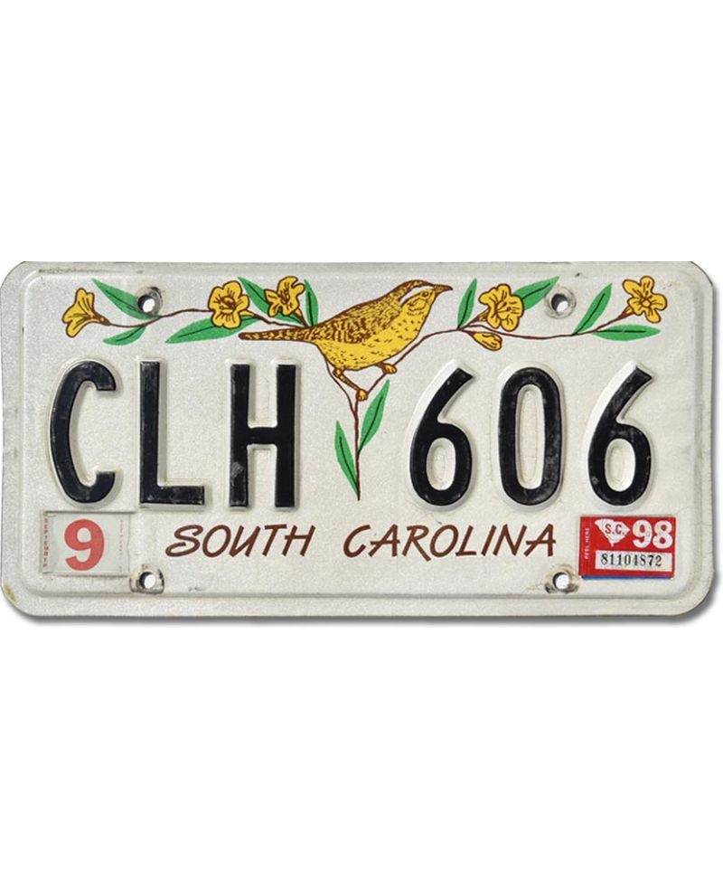 Americká SPZ South Carolina Bird CLH 606