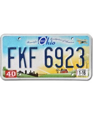 Tablica rejestracyjna USA Ohio Beautiful FKF 6923
