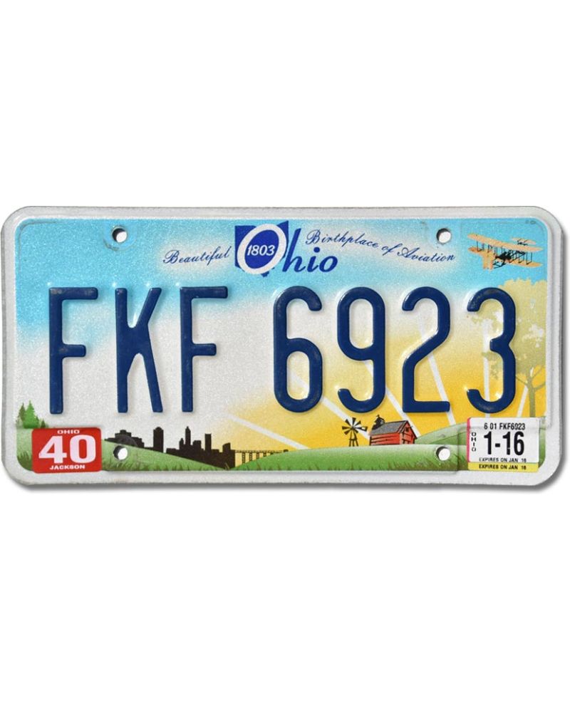 Americká SPZ Ohio Beautiful FKF 6923