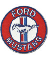 Nášivka Ford Mustang Red 8 cm