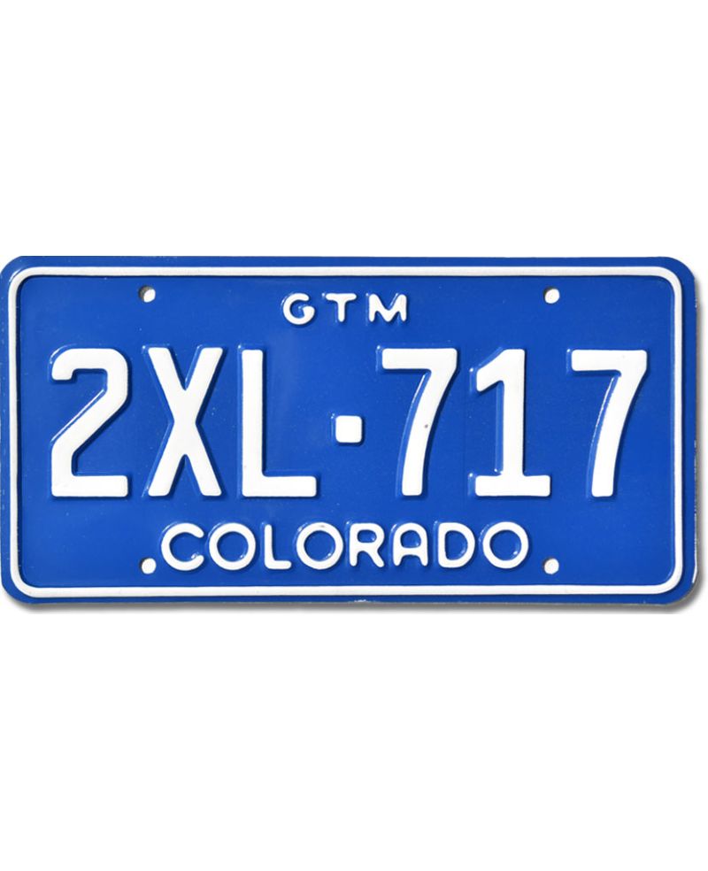 Americká SPZ Colorado GTM Truck 2XL-717