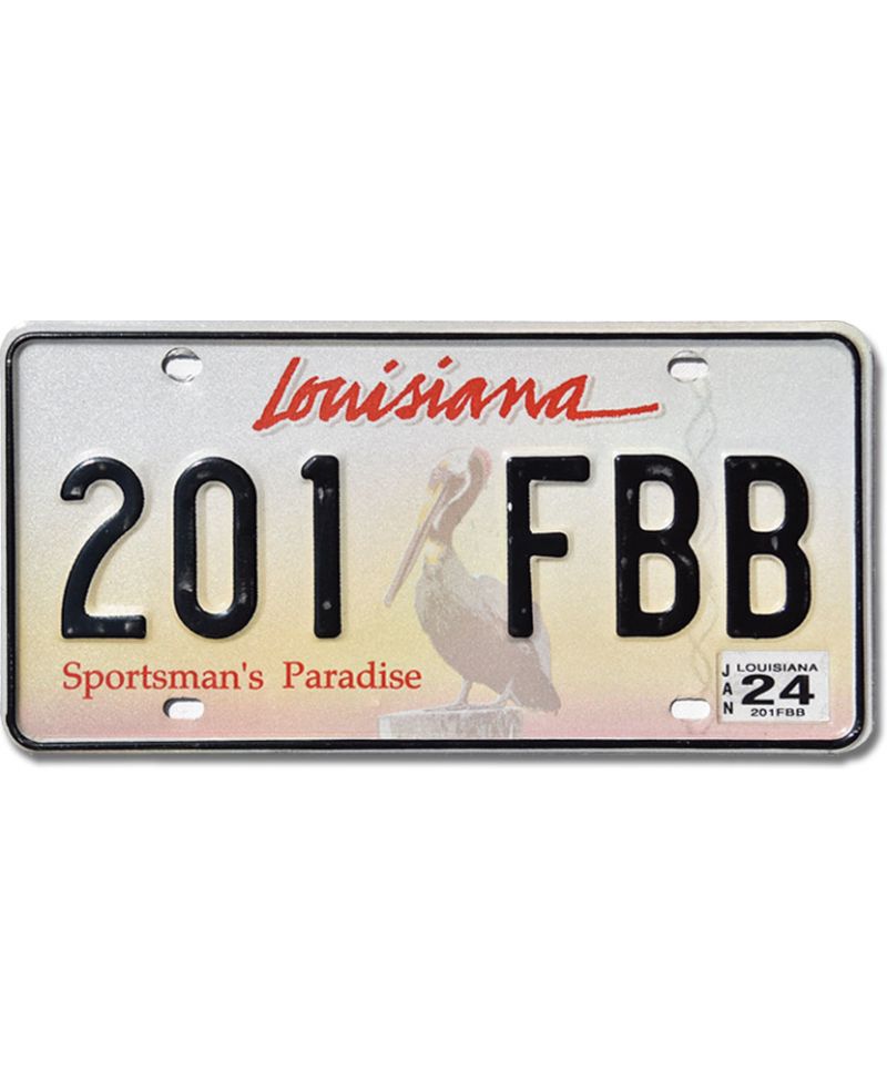 Tablica rejestracyjna USA Louisiana Paradise 201 FBB