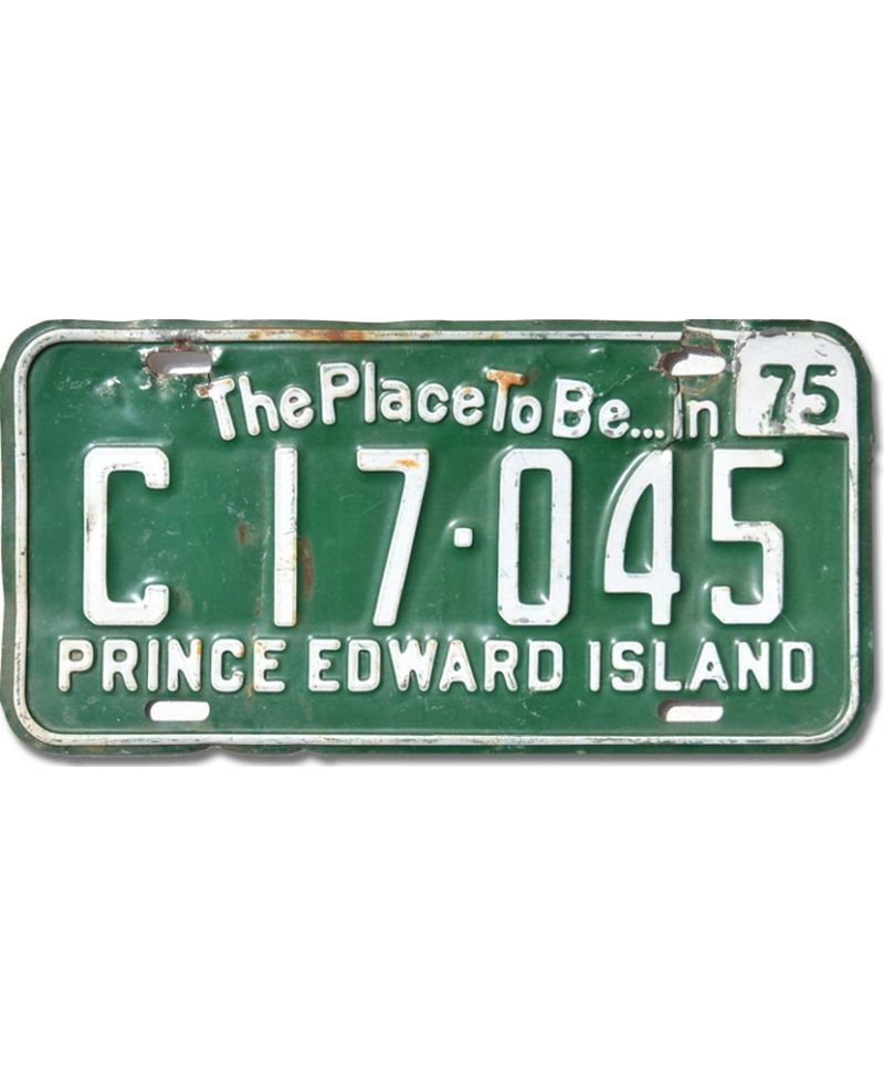 Kanadská SPZ Prince Edward Island 1975 Green C17.045