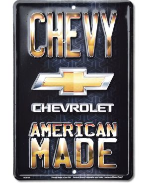 Tablica metalowa Chevrolet American Made 30 cm x 20 cm