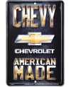 Tablica metalowa Chevrolet American Made 30 cm x 20 cm