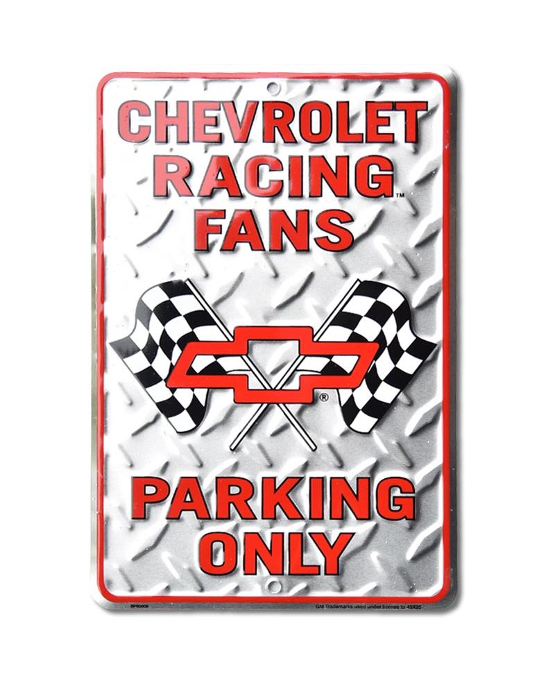 Tablica metalowa Chevrolet Racing Fans 30 cm x 20 cm Tablica metalowa Chevrolet Racing Fans 30 cm x 20 cm