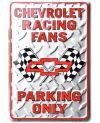 Tablica metalowa Chevrolet Racing Fans 30 cm x 20 cm