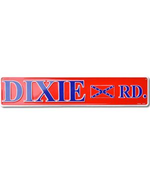 Tablica metalowa Dixie Road 60 cm x 13 cm