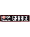Tablica metalowa Corvette Garage 45 cm x 10 cm