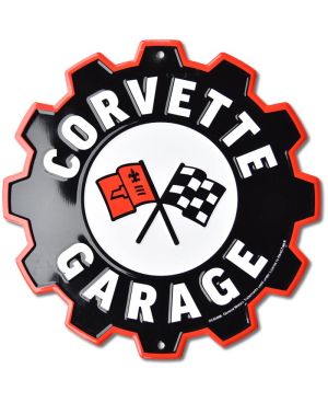 Tablica metalowa Corvette Garage Gear 30 cm