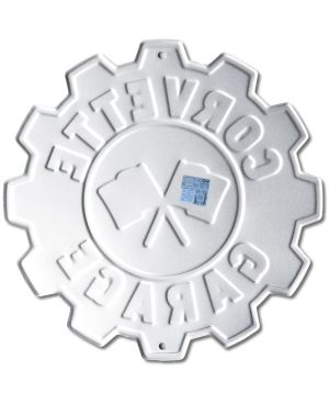 Tablica metalowa Corvette Garage Gear 30 cm
