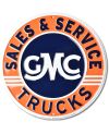 Tablica metalowa GMC Sales Service round 30 cm