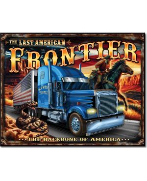 Tablica metalowa The Last American Frontier 40 cm x 32 cm