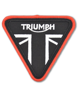 Moto nášivka Triumph triangle Red 8 cm x 8 cm