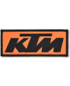 Moto nášivka KTM orange logo 10 cm x 4 cm