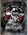 Tablica metalowa Be An Outlaw 40 cm x 32 cm