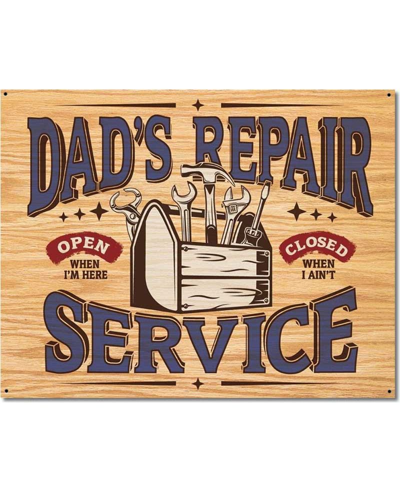 Tablica metalowa Dad´s Repair Service 40 cm x 32 cm