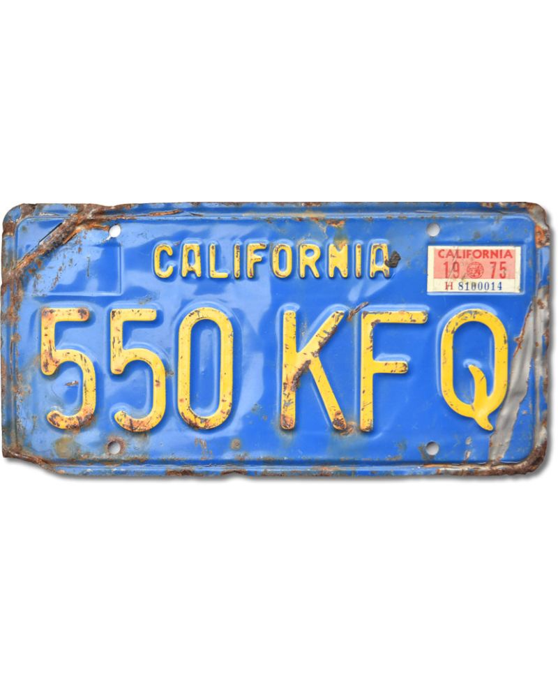 Tablica rejestracyjna USA California Blue 550 KFQ