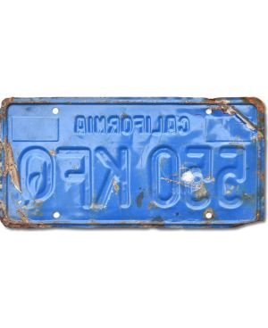 Americká SPZ California Blue 550 KFQ