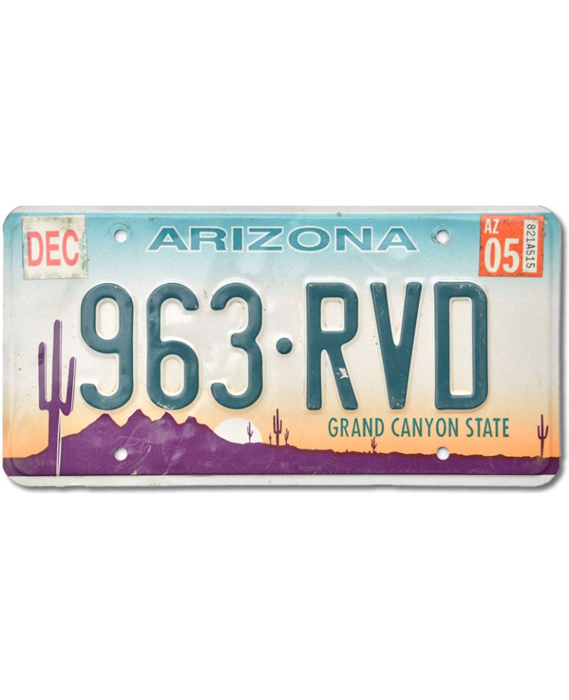 Americká SPZ Arizona Grand Canyon 963.RVD