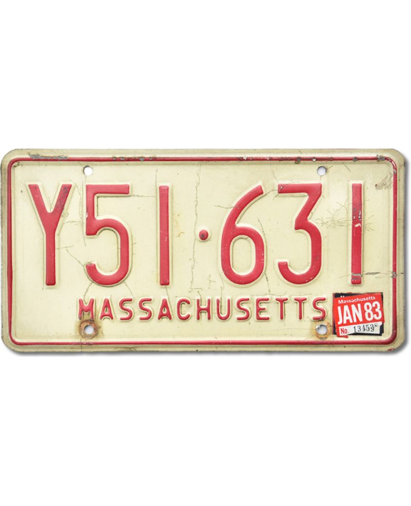 Tablica rejestracyjna USA Massachusetts Y51.631