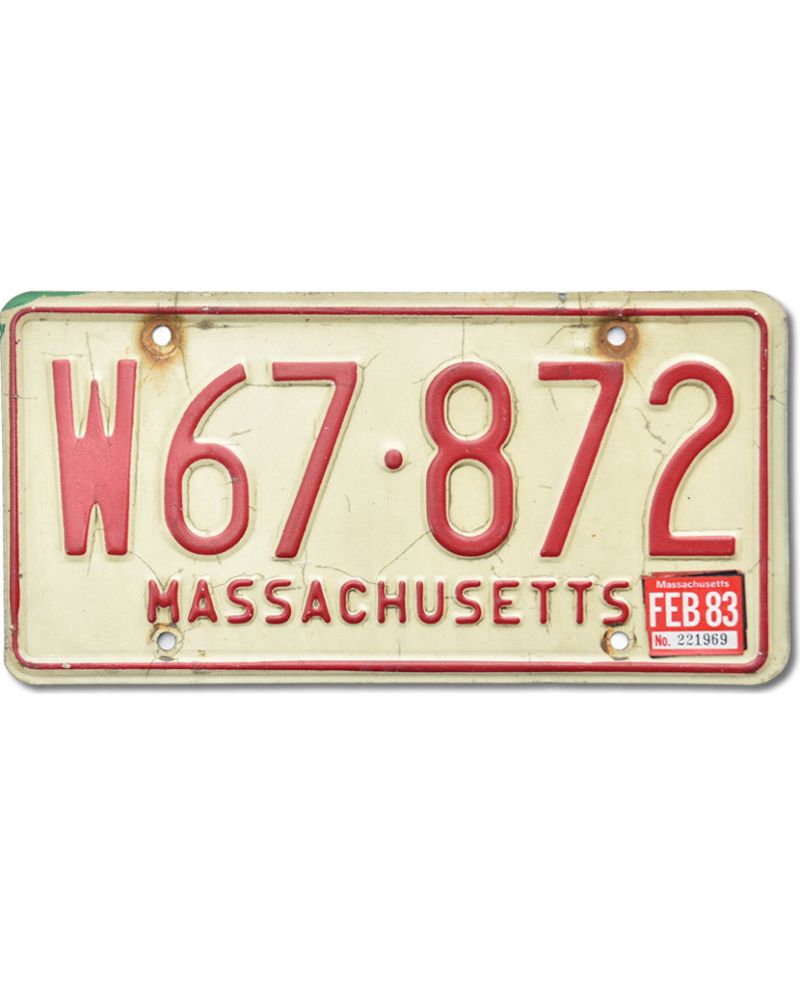 Tablica rejestracyjna USA Massachusetts W67.872