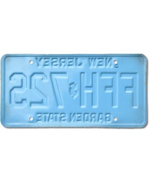 Tablica rejestracyjna USA New Jersey Garden State Blue FFH-72S