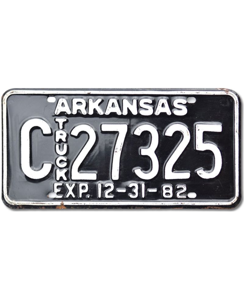 Tablica rejestracyjna USA Arkansas Truck C 27325