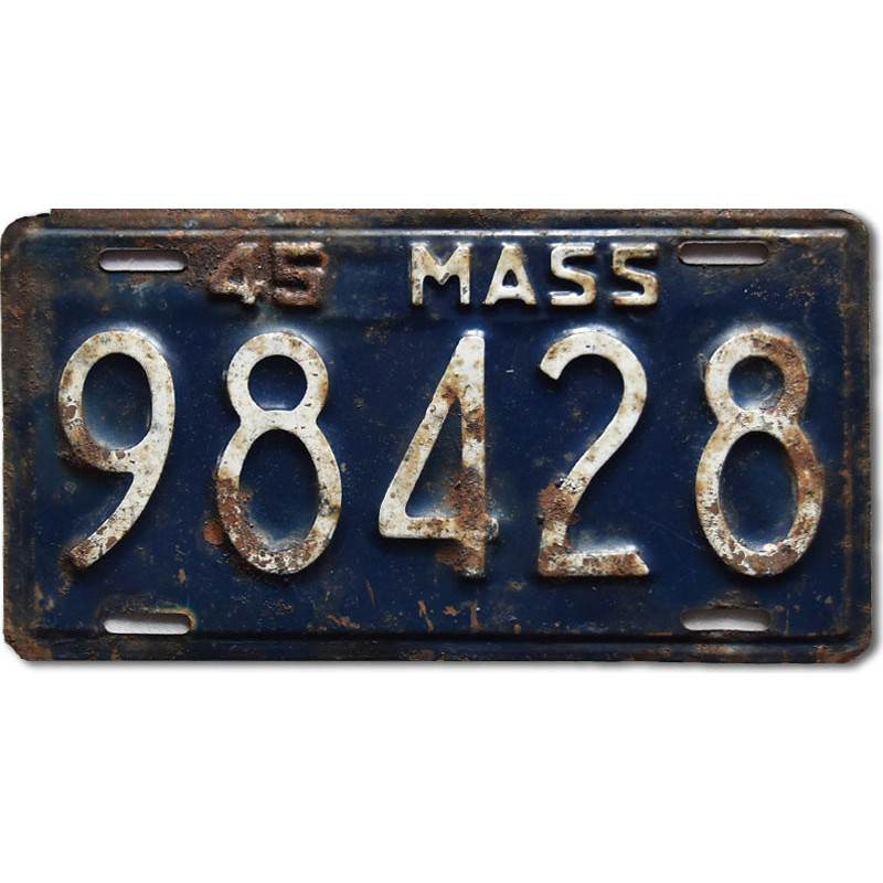 Americká SPZ Massachusetts 1945 Blue 98428