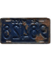 Tablica rejestracyjna USA Massachusetts 1945 Blue 98428