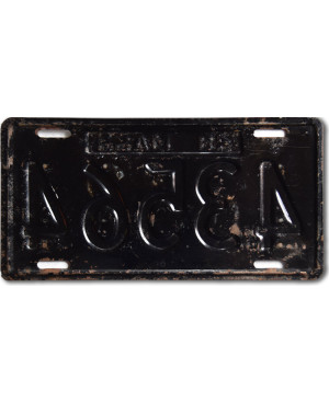 Tablica rejestracyjna USA Massachusetts 1949 Black 43564