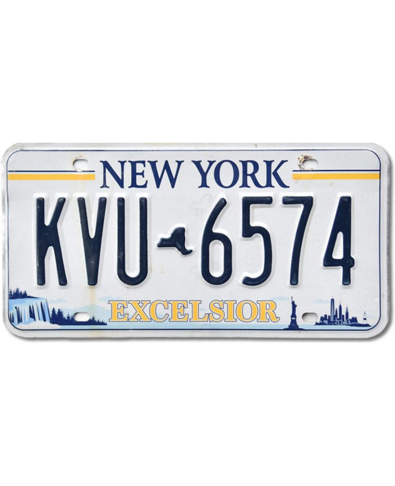Tablica rejestracyjna USA New York Excelsior KVU-6574