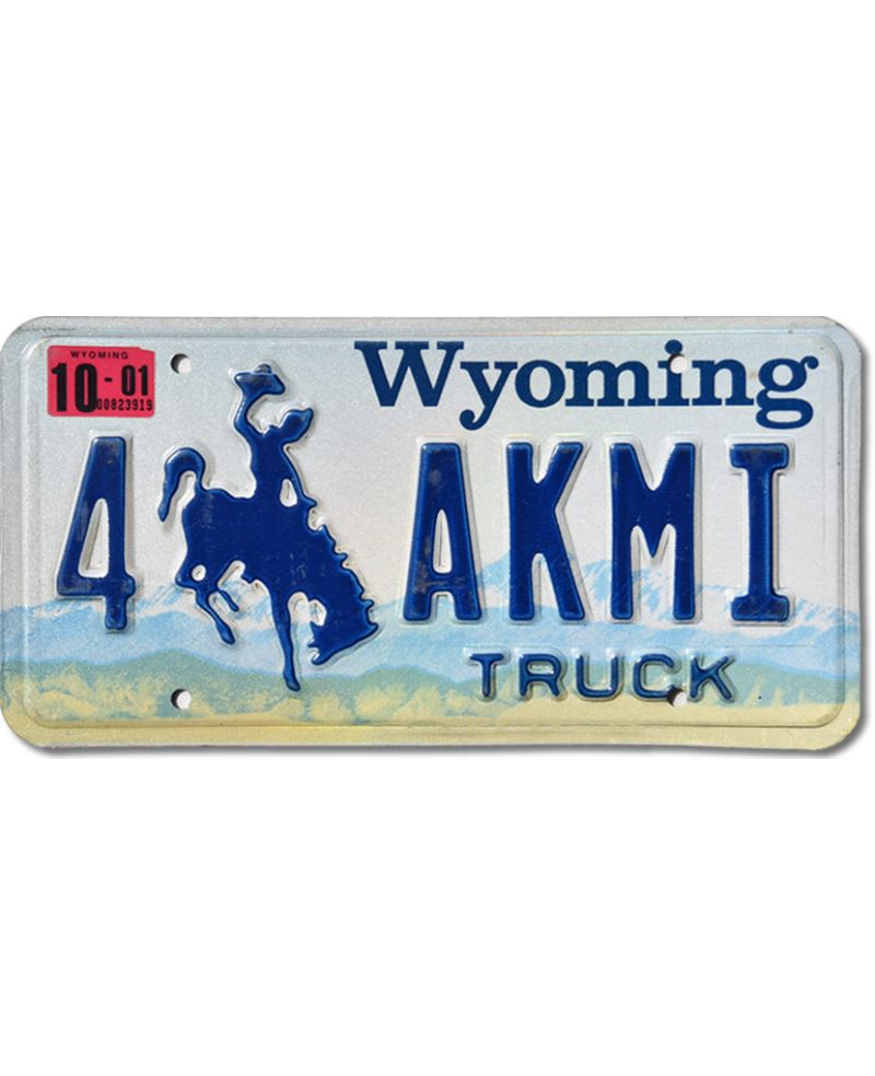 Americká SPZ Wyoming Mountains Truck 4-AKMI