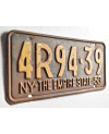 Tablica rejestracyjna USA New York 1953 Empire State 5C86-13