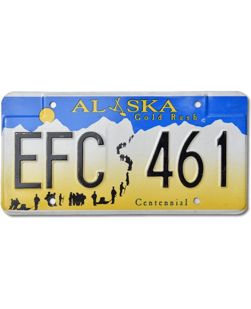 Americká SPZ Alaska Gold Rush EFC 461