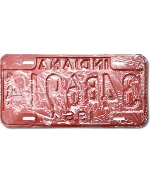 Tablica rejestracyjna USA Indiana 1964 Red 34B6914